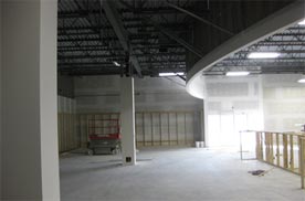 Store interior fit-up